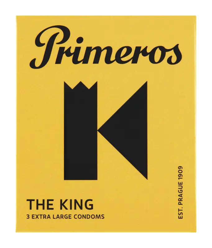 Primeros The King extra velké kondomy, 3 ks