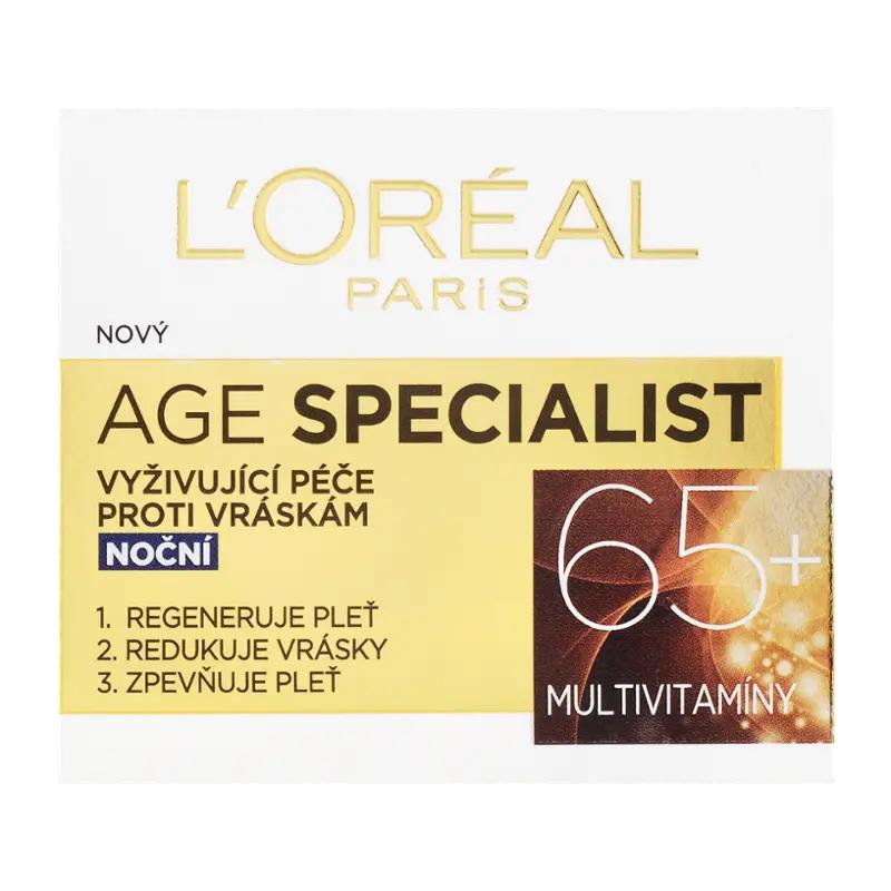 L'Oréal Noční krém Age Specialist 65+, 50 ml