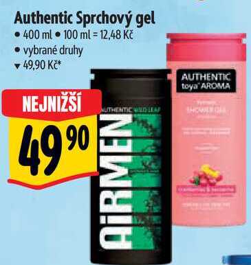 Authentic Sprchový gel, 400 ml 