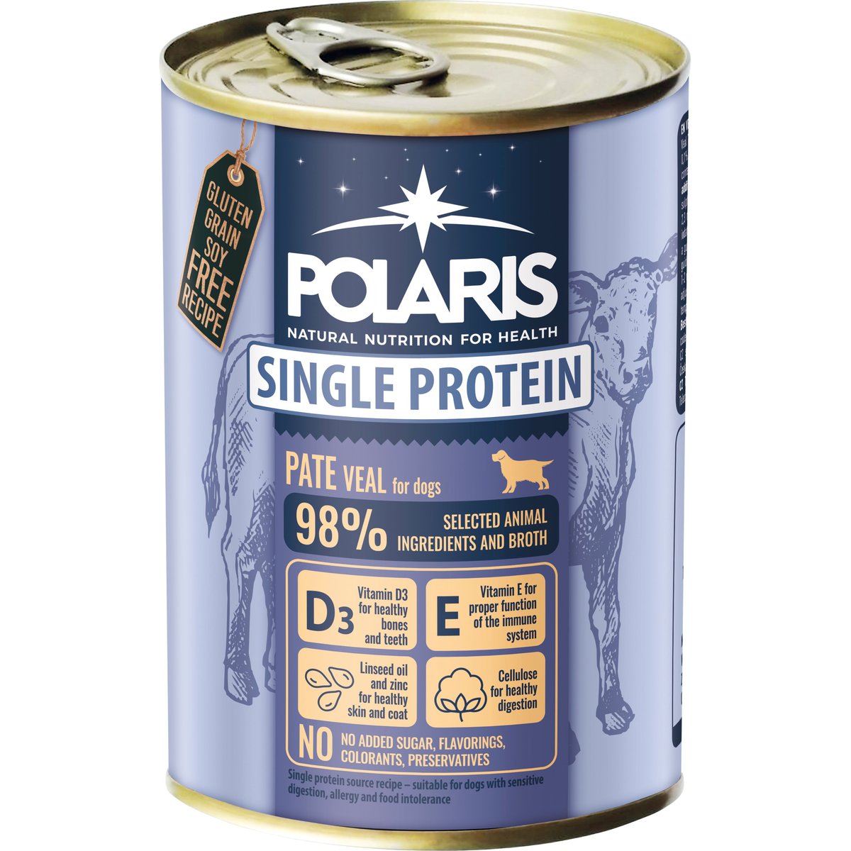 Polaris Single Protein Paté konzerva pro psy telecí