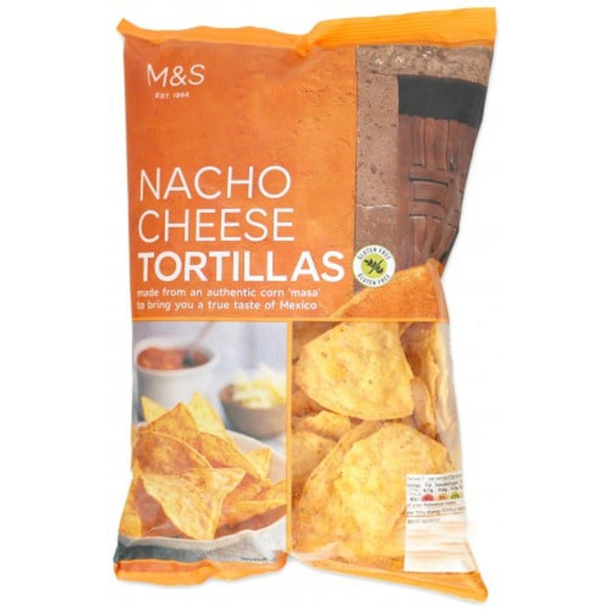 Marks & Spencer Tortilla chipsy kukuřičné s příchutí sýru bezlepkové