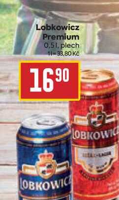 Lobkowicz Premium 0,5l, plech