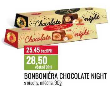 BONBONIÉRA CHOCOLATE NIGHT 90g 