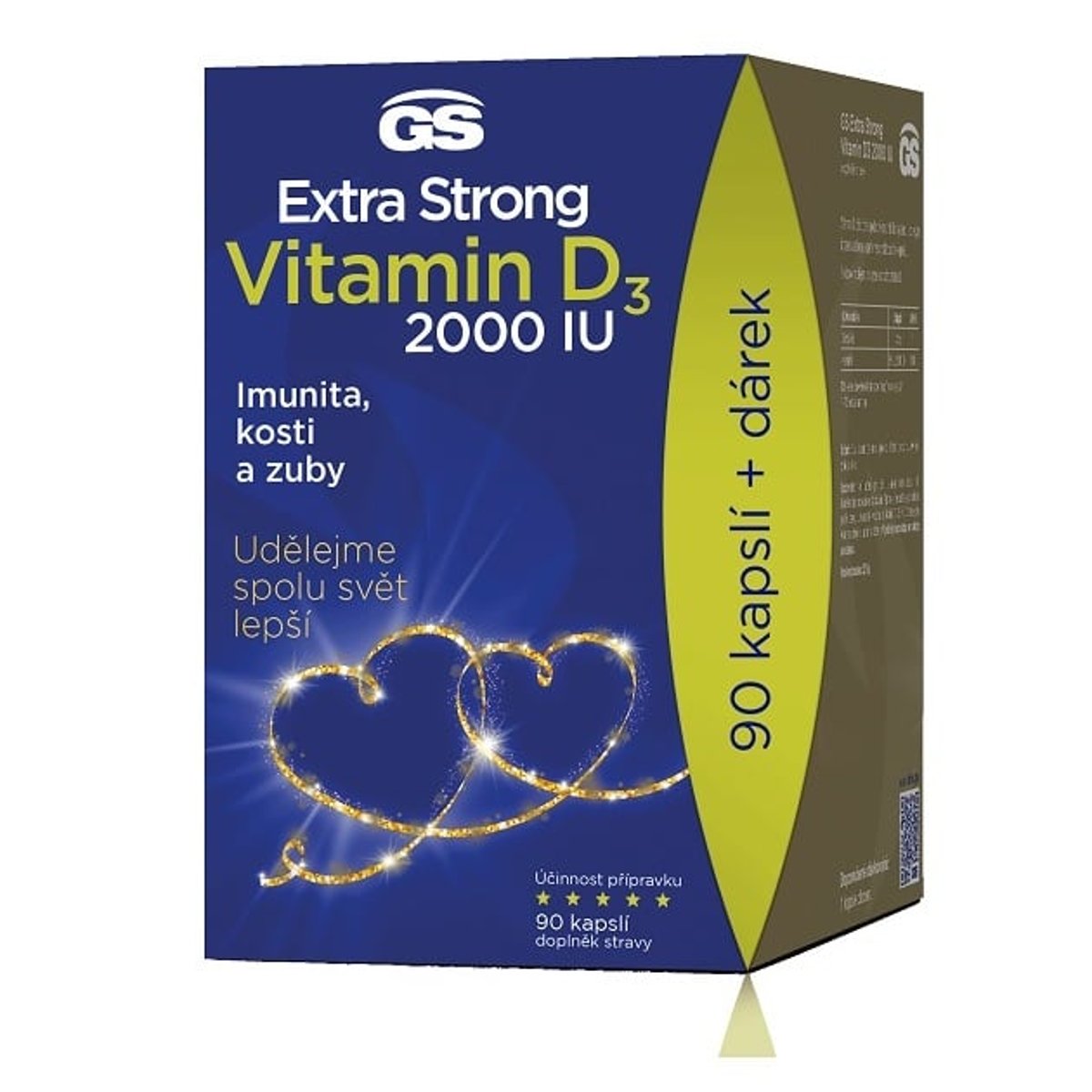 GS Extra Strong Vit.D3 2000 IU cps.90