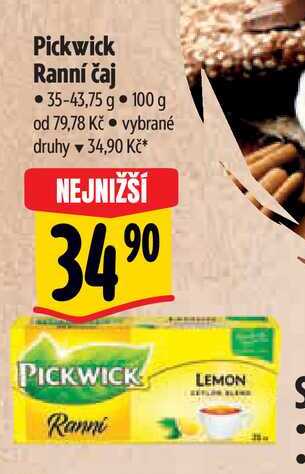 Pickwick Ranní čaj  35-43,75 g 