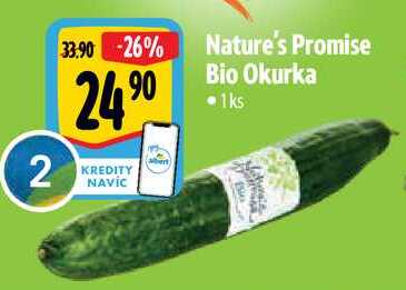 Nature's Promise Bio Okurka, 1 ks