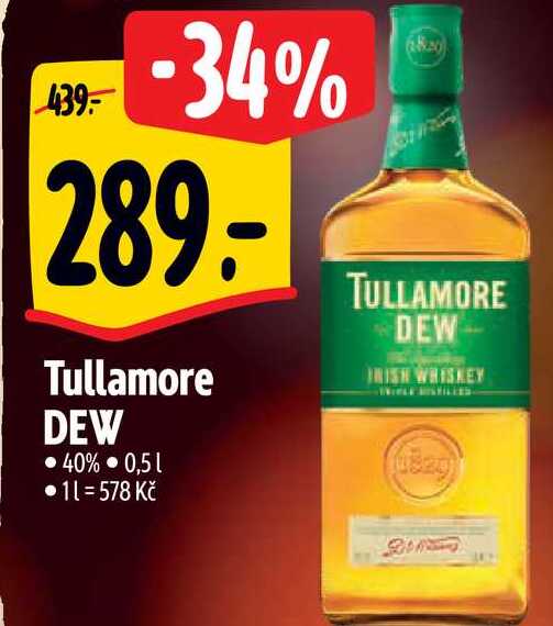   TULLAMORE DEW IRISH WHISKEY 0,5 l