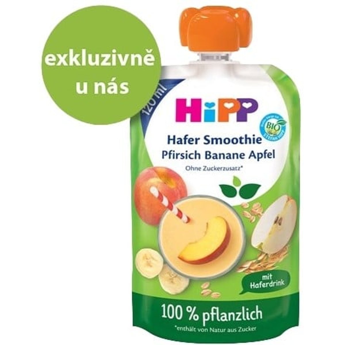 Hipp BIO Kapsička smoothie jablko, broskev, banán