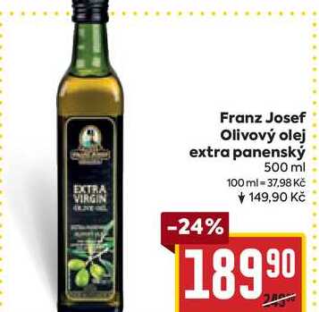 Franz Josef Olivový olej extra panenský 500 ml 