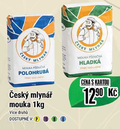 Český mlynář mouka 1kg 
