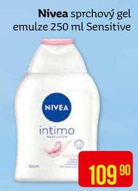 Nivea sprchový gel emulze 250 ml 