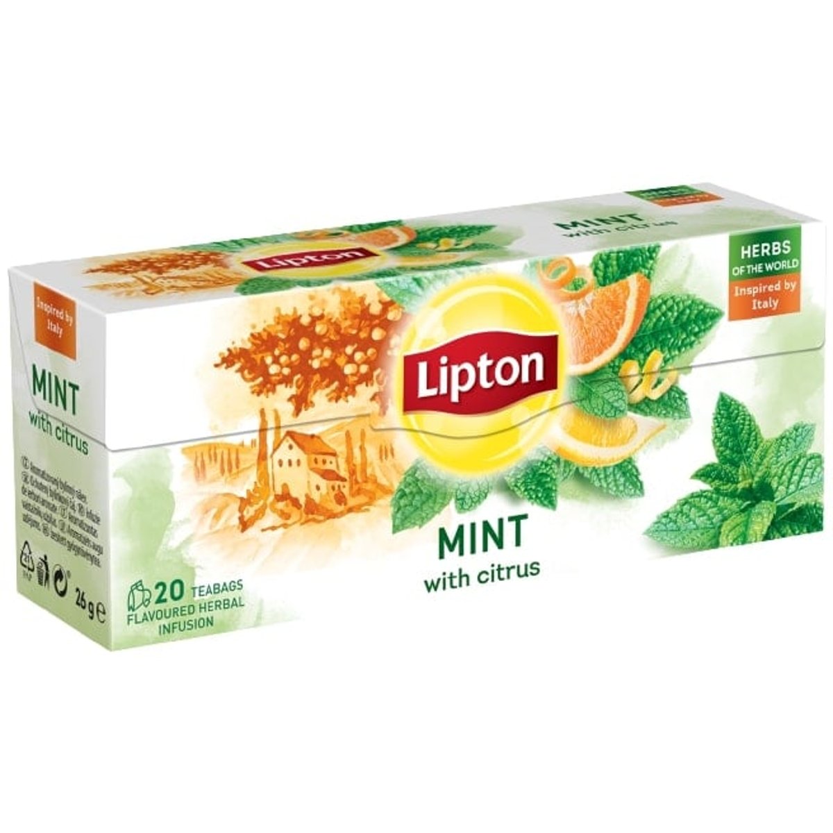 Lipton Mint with citrus 20 čajových sáčků