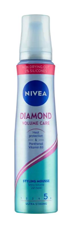 NIVEA Pěnové tužidlo Diamond Volume Care, 150 ml