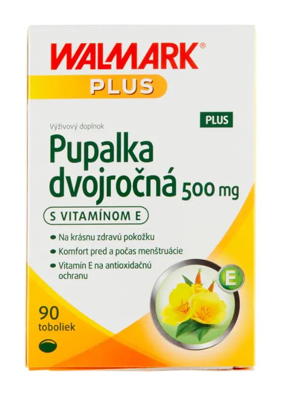Walmark Pupalka dvouletá Plus 500mg s vitaminem E, doplněk stravy, 90 ks