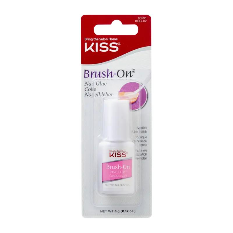 KISS Lepidlo na umělé nehty Brush-On, 1 ks