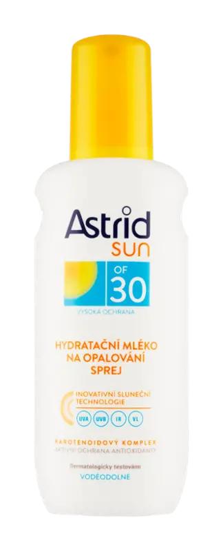 Astrid Hydratační mléko na opalování ve spreji SPF30, 200 ml