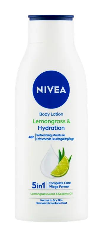 NIVEA Tělové mléko Lemongrass & Hydration, 400 ml
