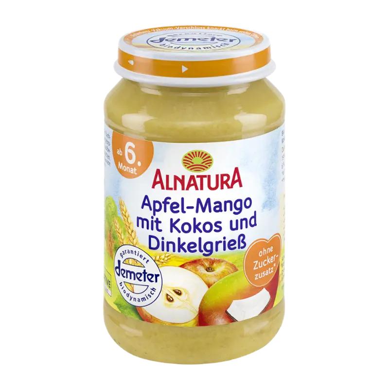 Alnatura BIO Ovocný příkrm jablko, mango a kokosové mléko, 190 g