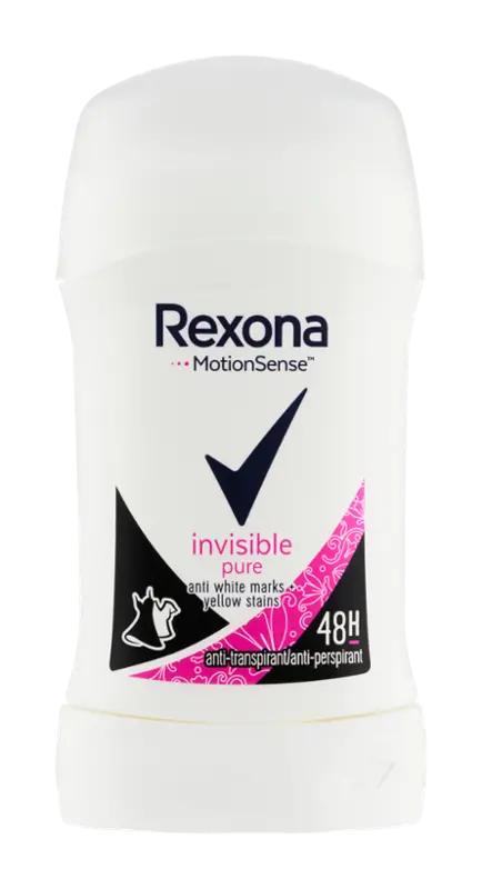 Rexona Tuhý antiperspirant Invisible Pure, 40 ml