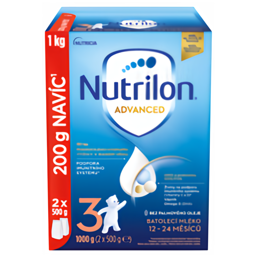 Nutrilon 3 Advanced batolecí mléko od uk. 12. měsíce