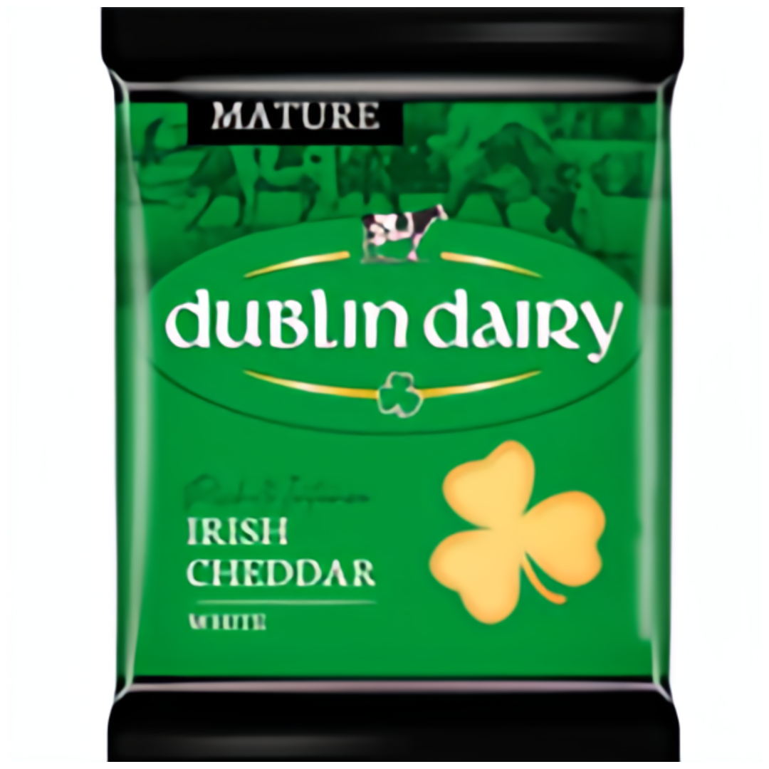 Dublin Dairy Cheddar White Mature, bloček
