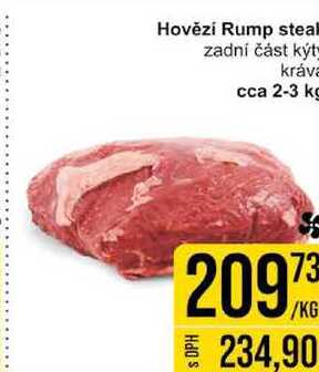 Hovězí Rump steak zadní část kýt kráva, 1 kg