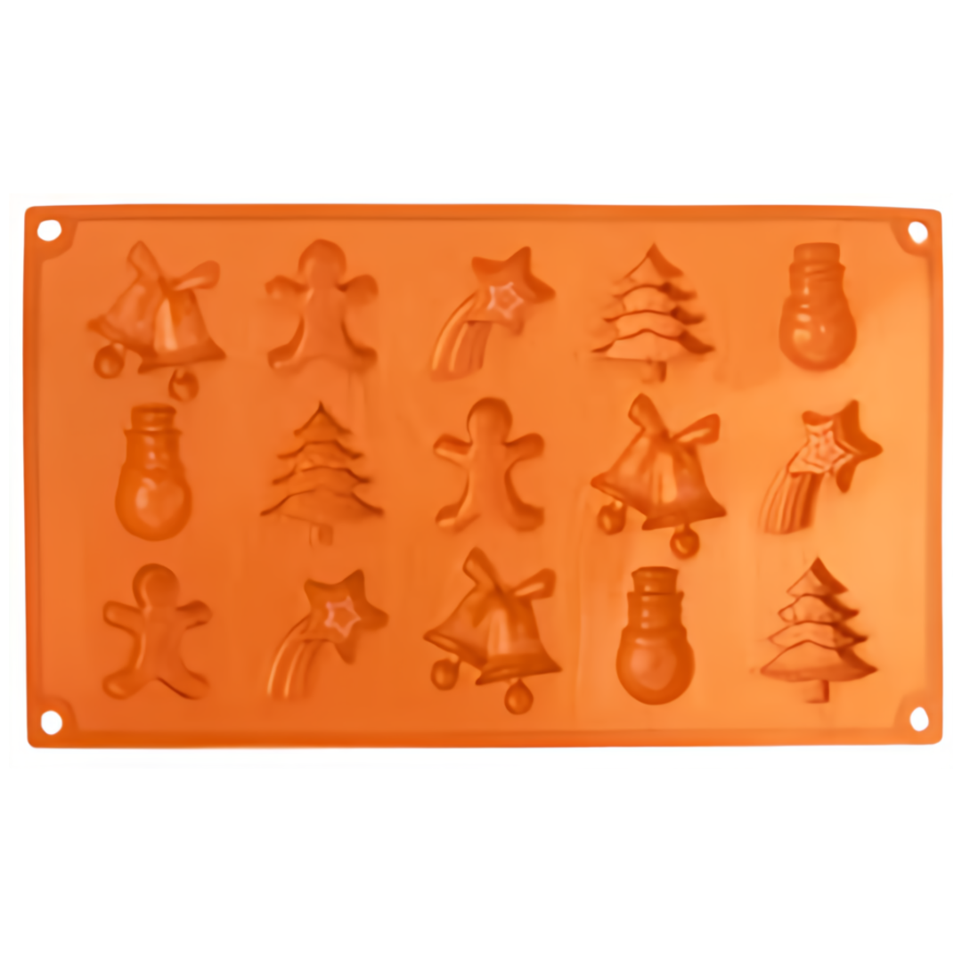 ORION Forma silikon Vánoce oranžová