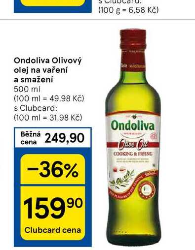 Ondoliva Olivový olej na vaření a smažení