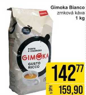 Gimoka Bianco zrnková káva, 1 kg 