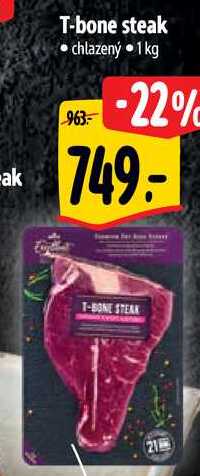 T-bone steak, 1 kg