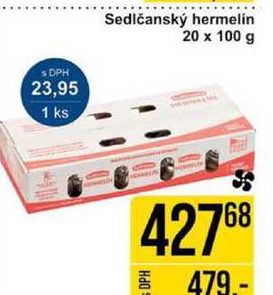Sedlčanský hermelin, 20 x 100 g