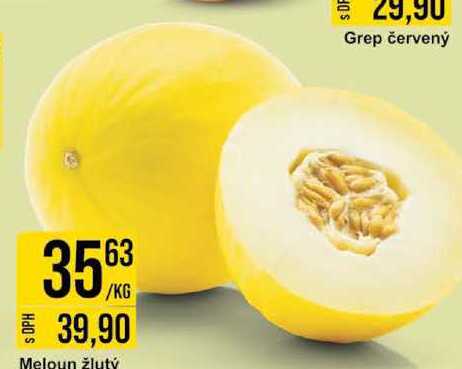 Meloun žlutý, 1 kg