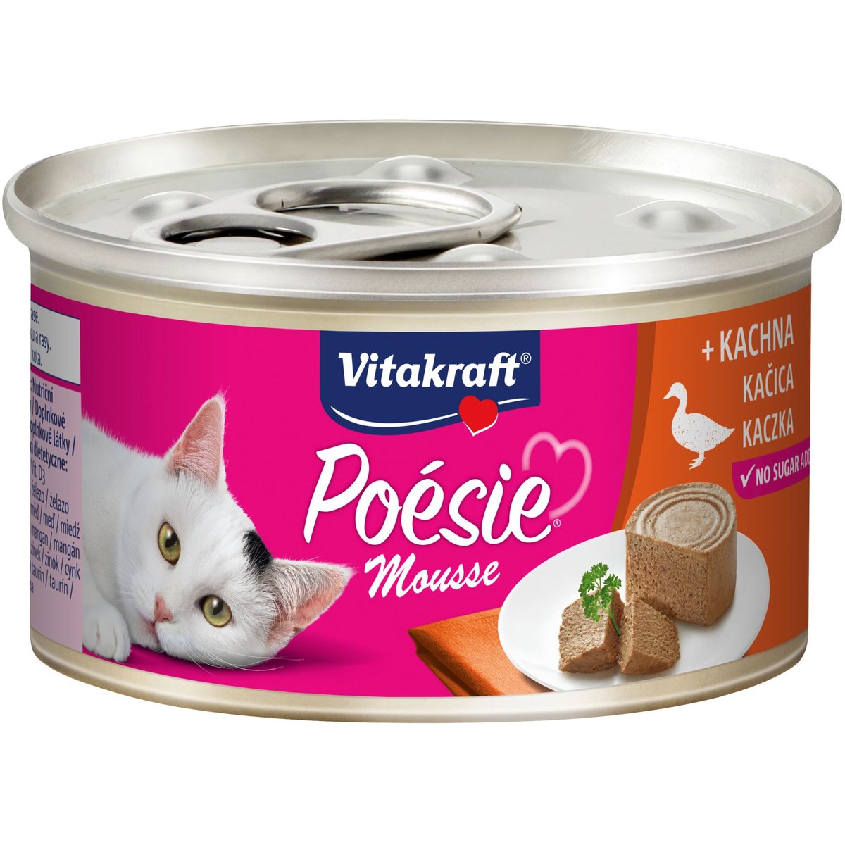 Vitakraft Poésie Mousse Kompletní krmivo pro kočky s kachním