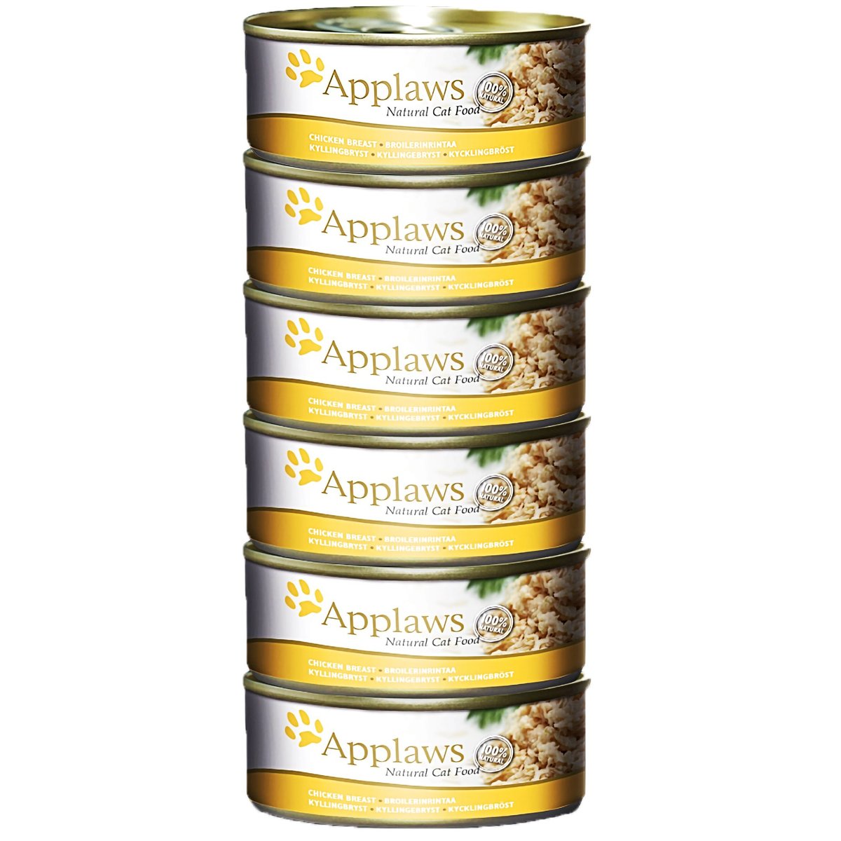 Applaws Cat konzerva kuřecí prsa pro kočky (6×156 g)