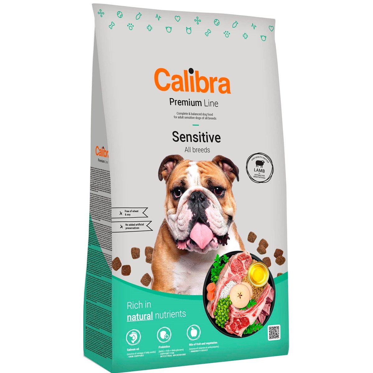 Calibra Dog Premium Line granule pro citlivé psy s jehněčím