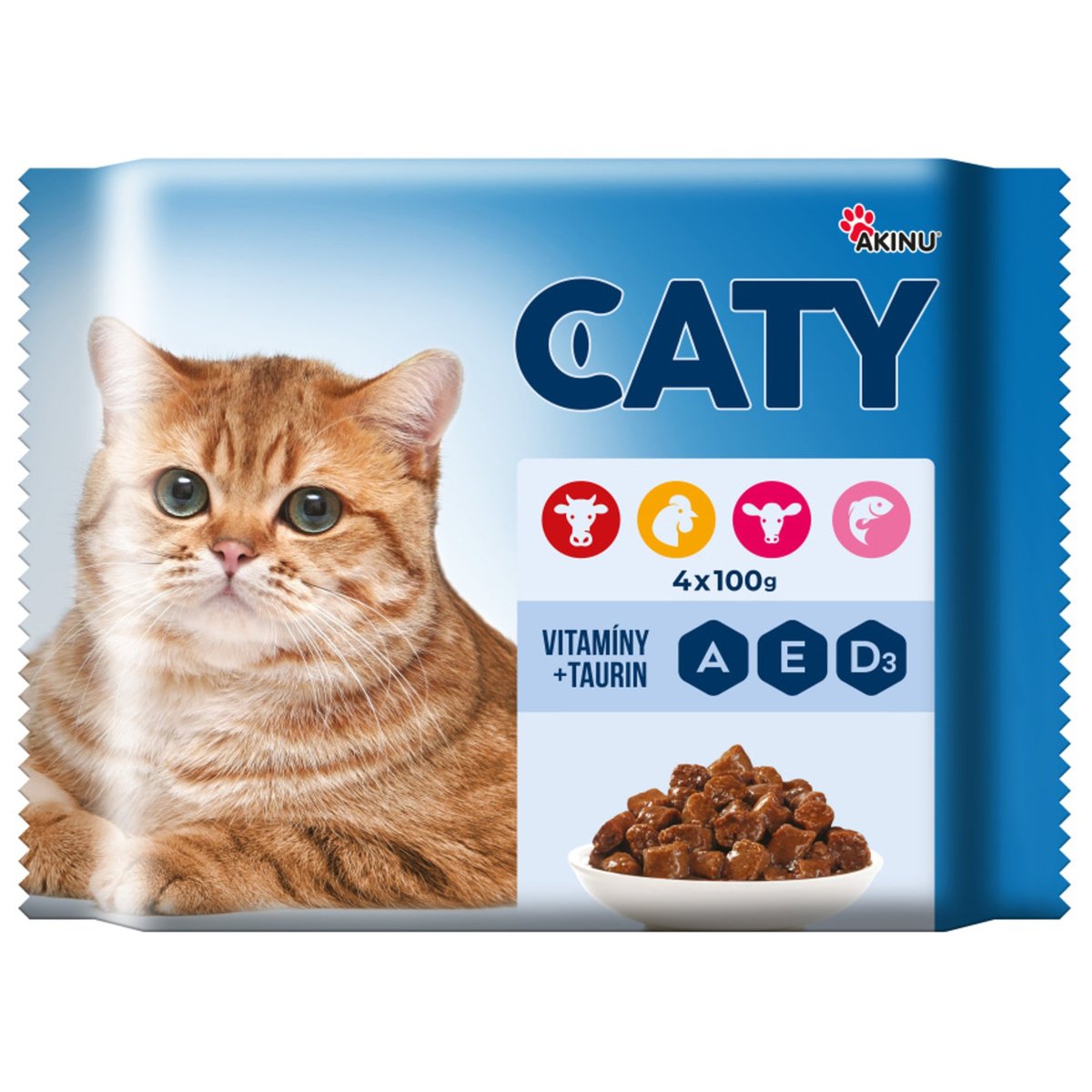 Akinu Caty Kapsičky pro kočky mix