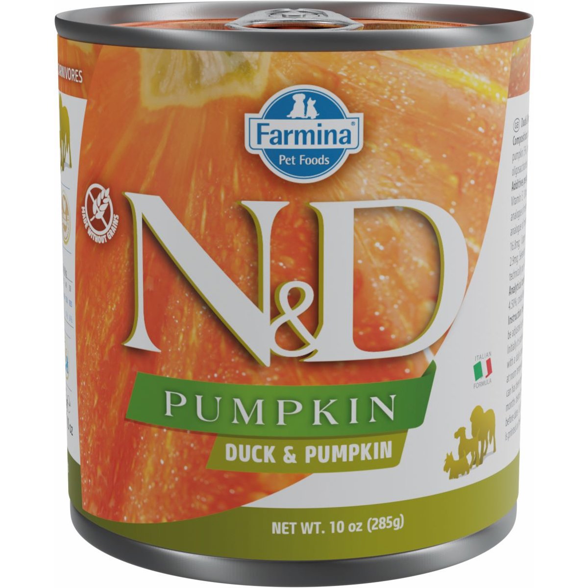 N&D Pumpkin konzerva pro psy s kachním a dýní