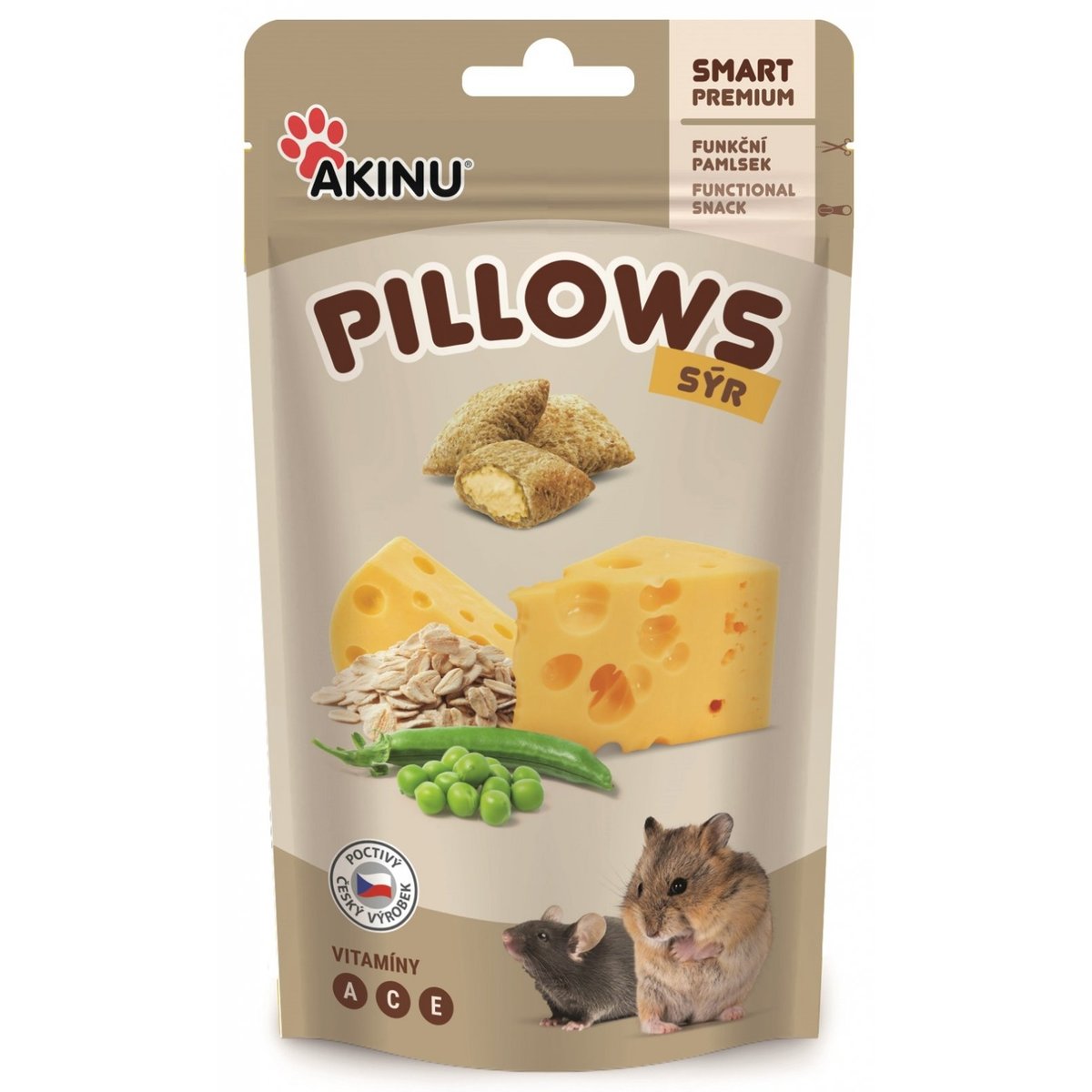 Akinu Pillows polštářky se sýrem pro hlodavce