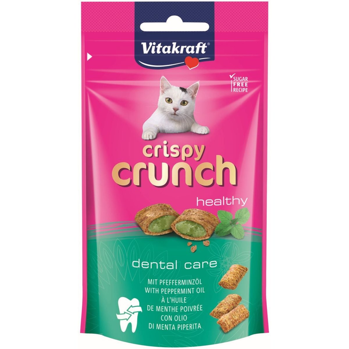 Vitakraft Crispy Crunch Dentální pamlsek pro kočky