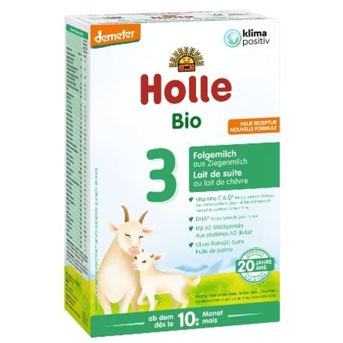 Holle BIO Dětská mléčná výživa na bázi kozího mléka 3 od 10. měsíce věku