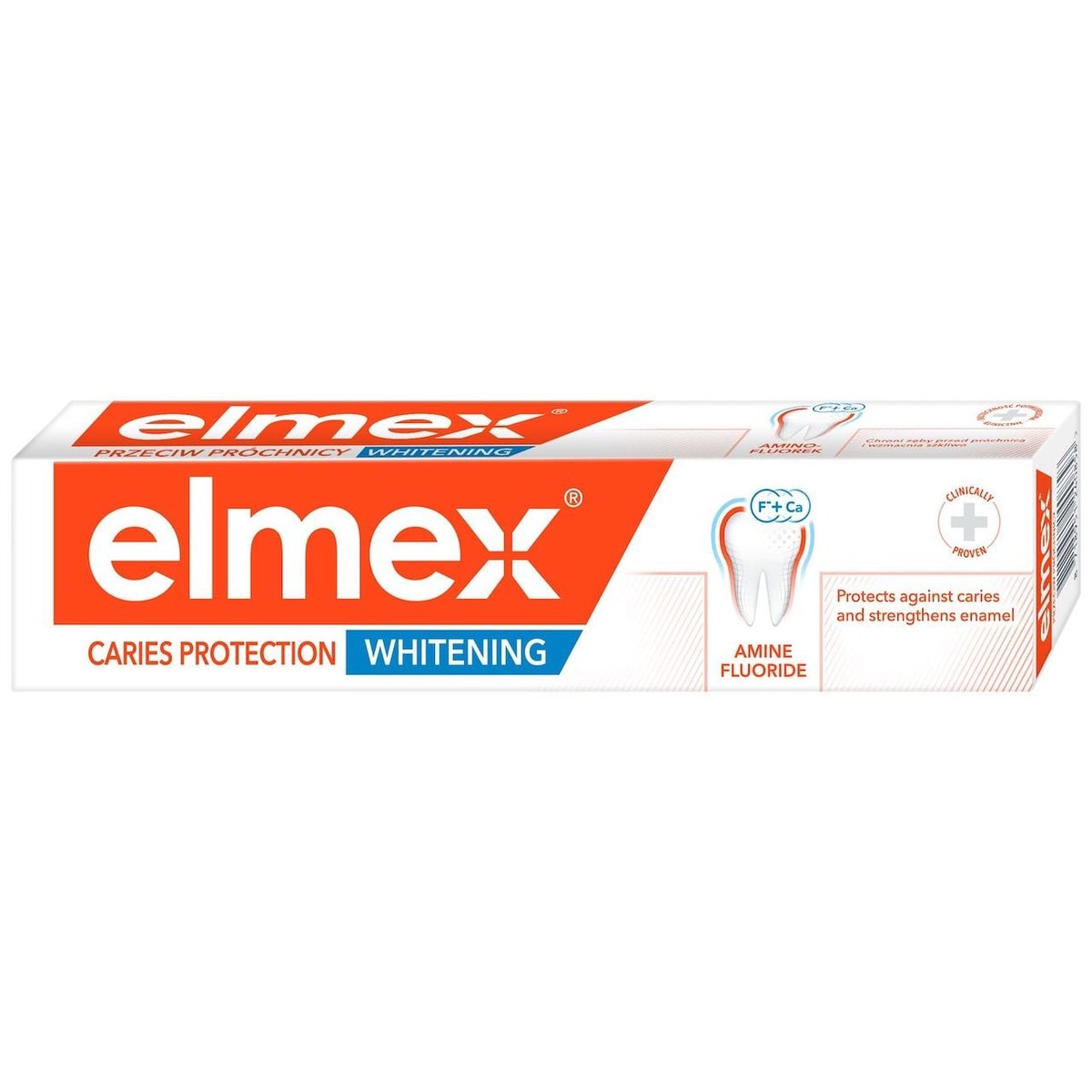 elmex Caries Protection Whitening zubní pasta proti zubnímu kazu