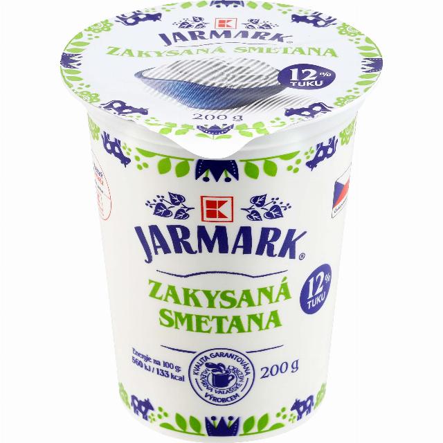 K-Jarmark Zakysaná smetana tuk 12 %
