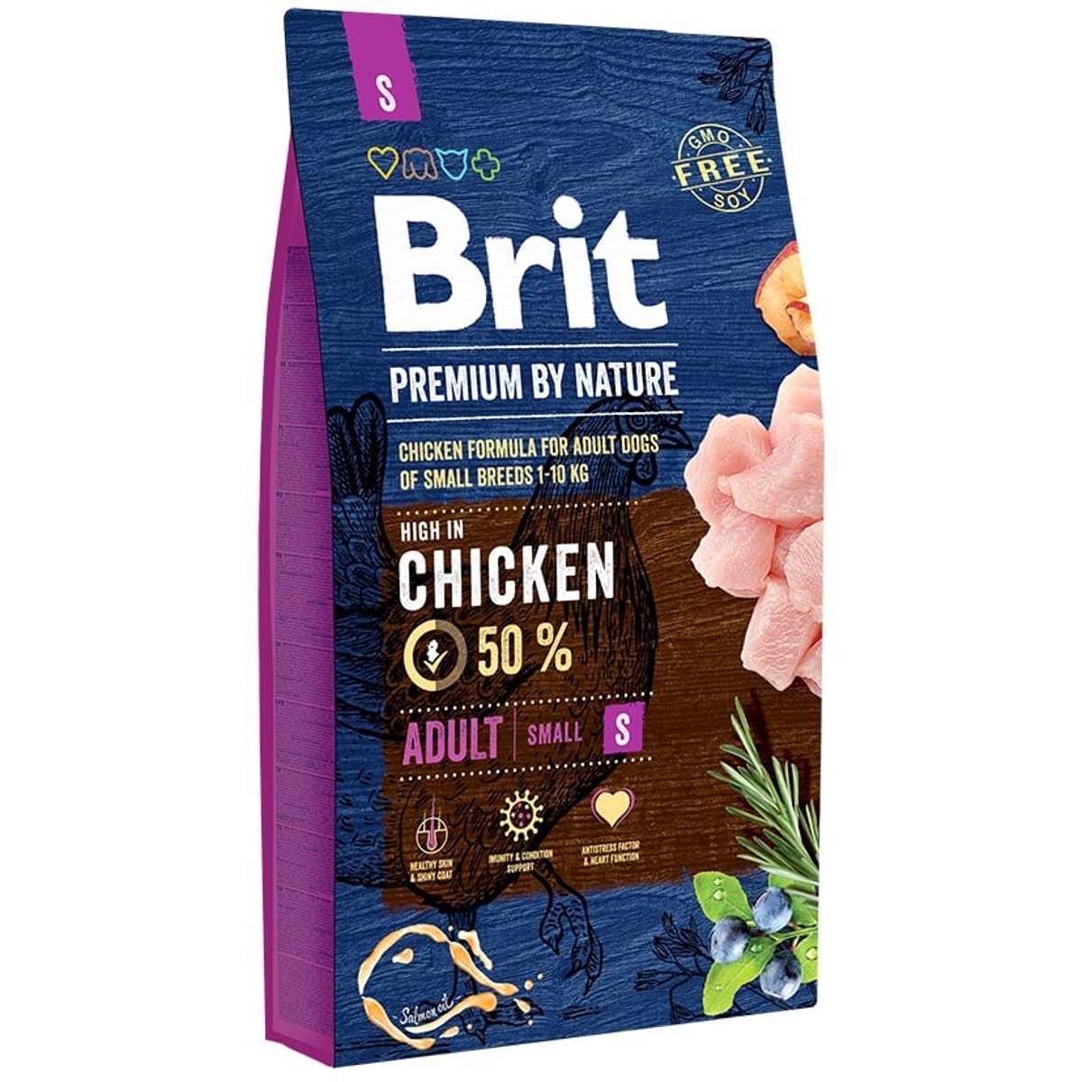 Brit Premium by Nature Adult S Chicken pro psy