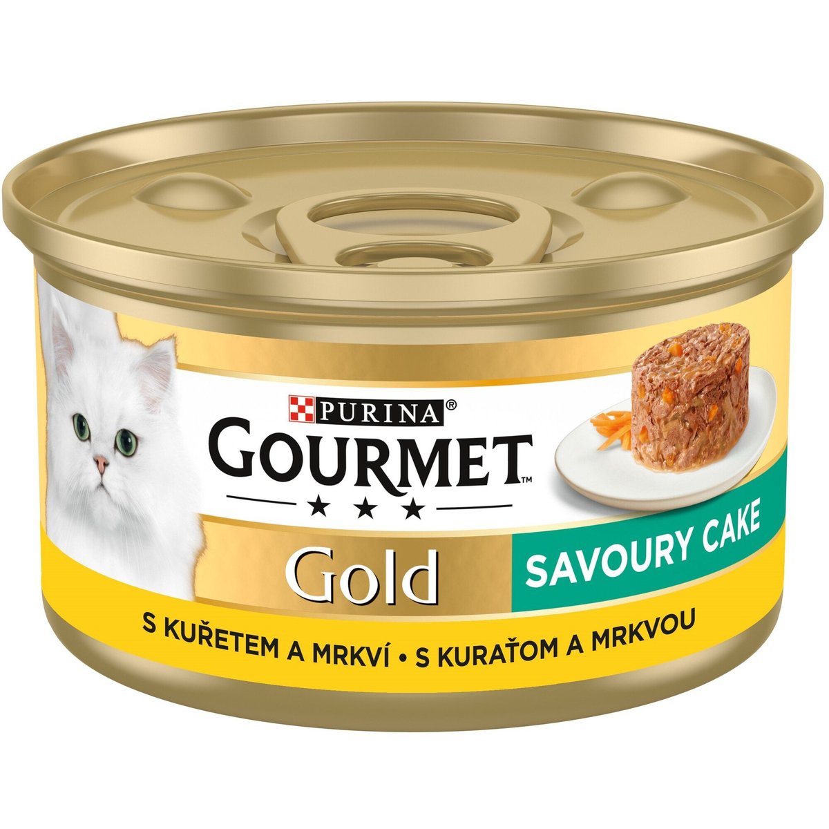 Gourmet Gold Savoury Paštika s kuřetem a mrkví pro kočky
