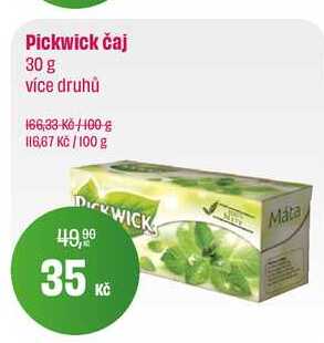 Pickwick čaj 30 g více druhů 
