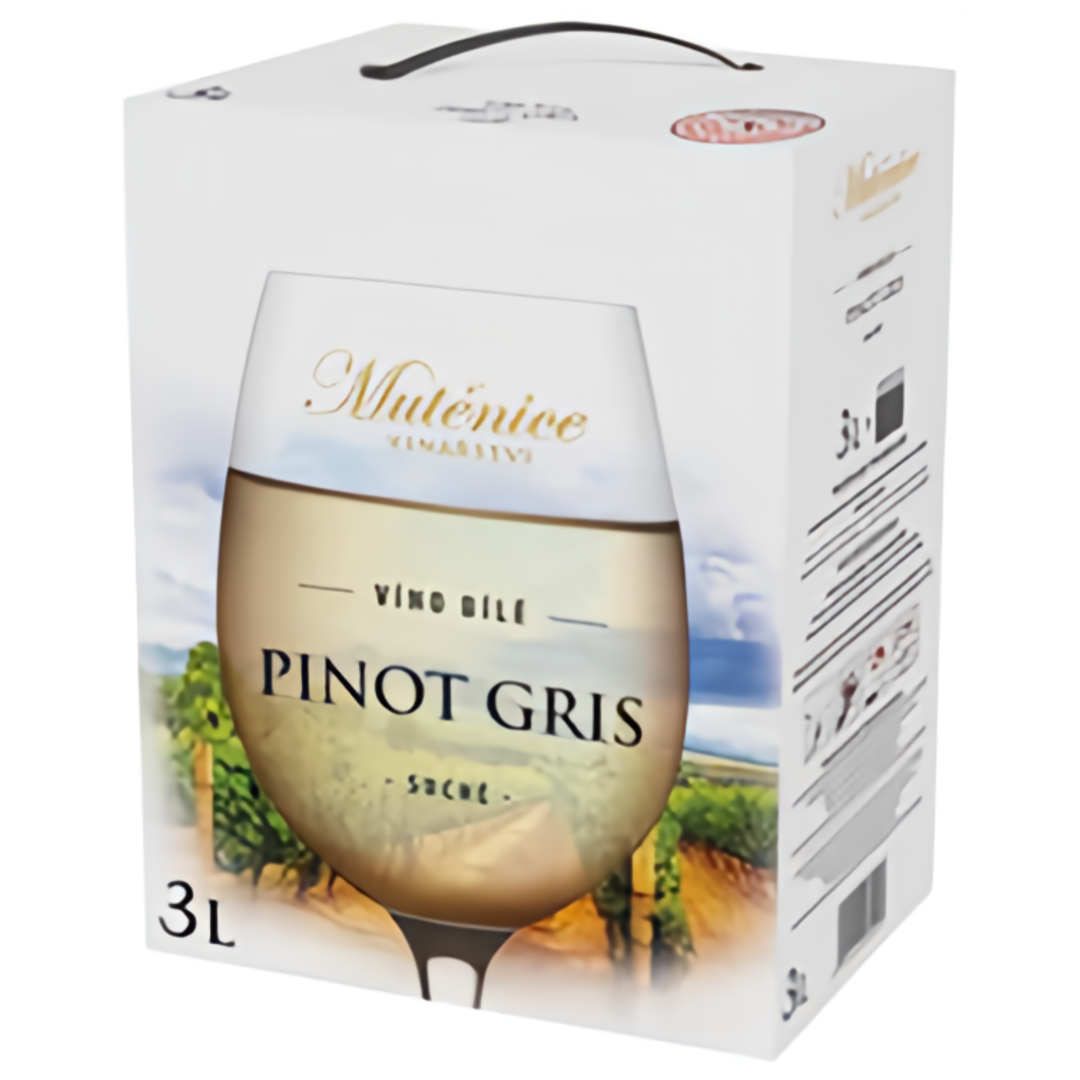 Vinařství Mutěnice Jumbo BIB Pinot Gris, odrůdové víno bílé