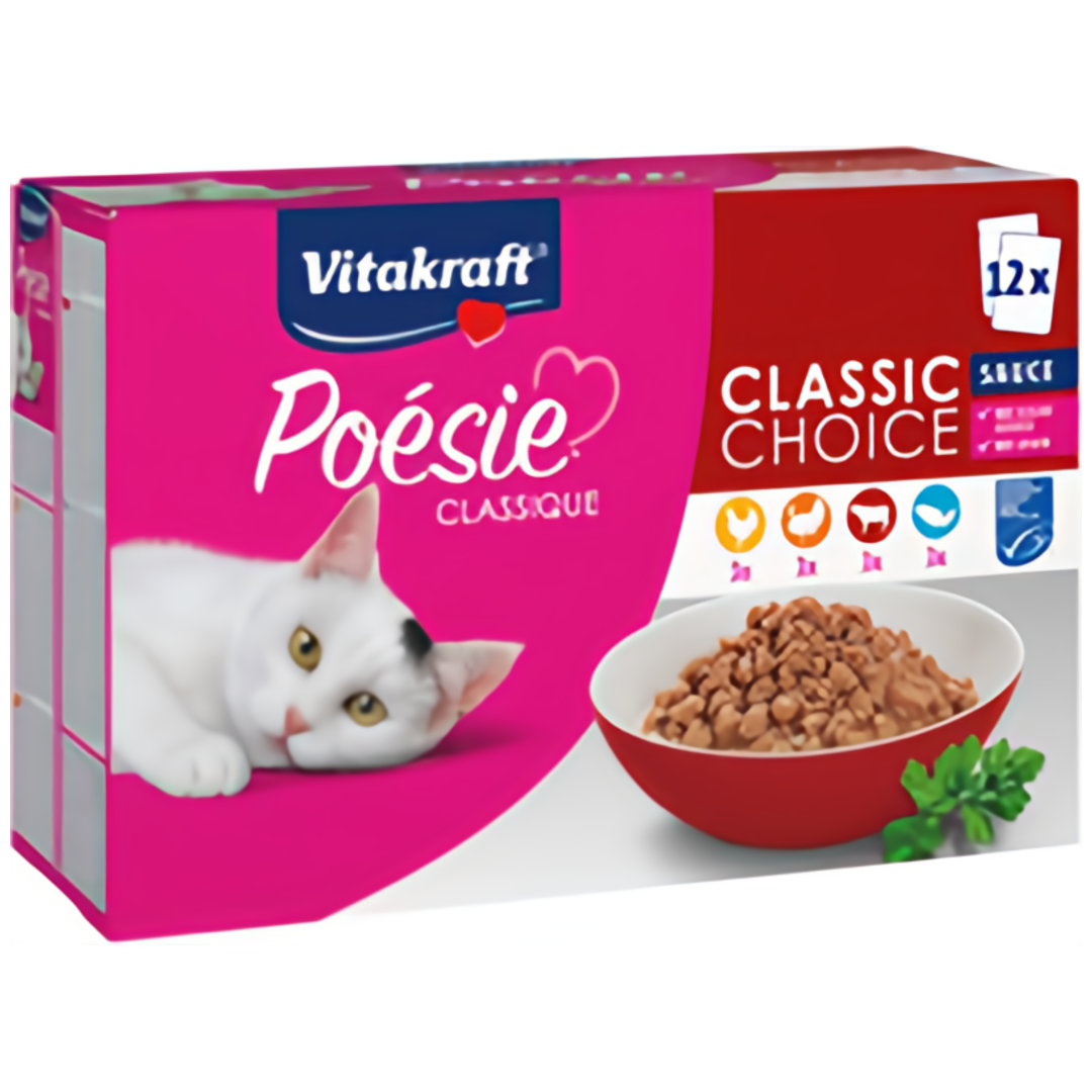 Vitakraft Poésie Classique Sauce mix pro kočky 12x85g