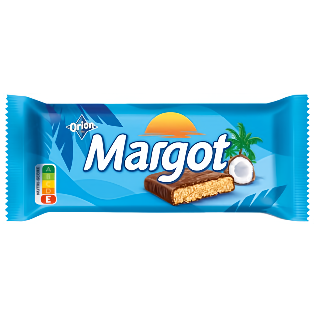 ORION Margot sójová tyčinka s kokosem v kakaové polevě
