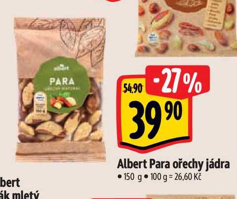  Albert Para ořechy jádra 150 g 