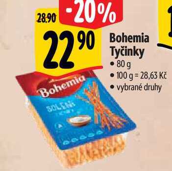  Bohemia Tyčinky • 80 g 